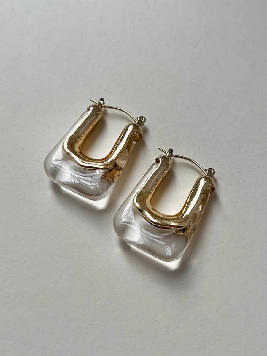 Rectangular Hoops House of Hoops – Gabi The Label