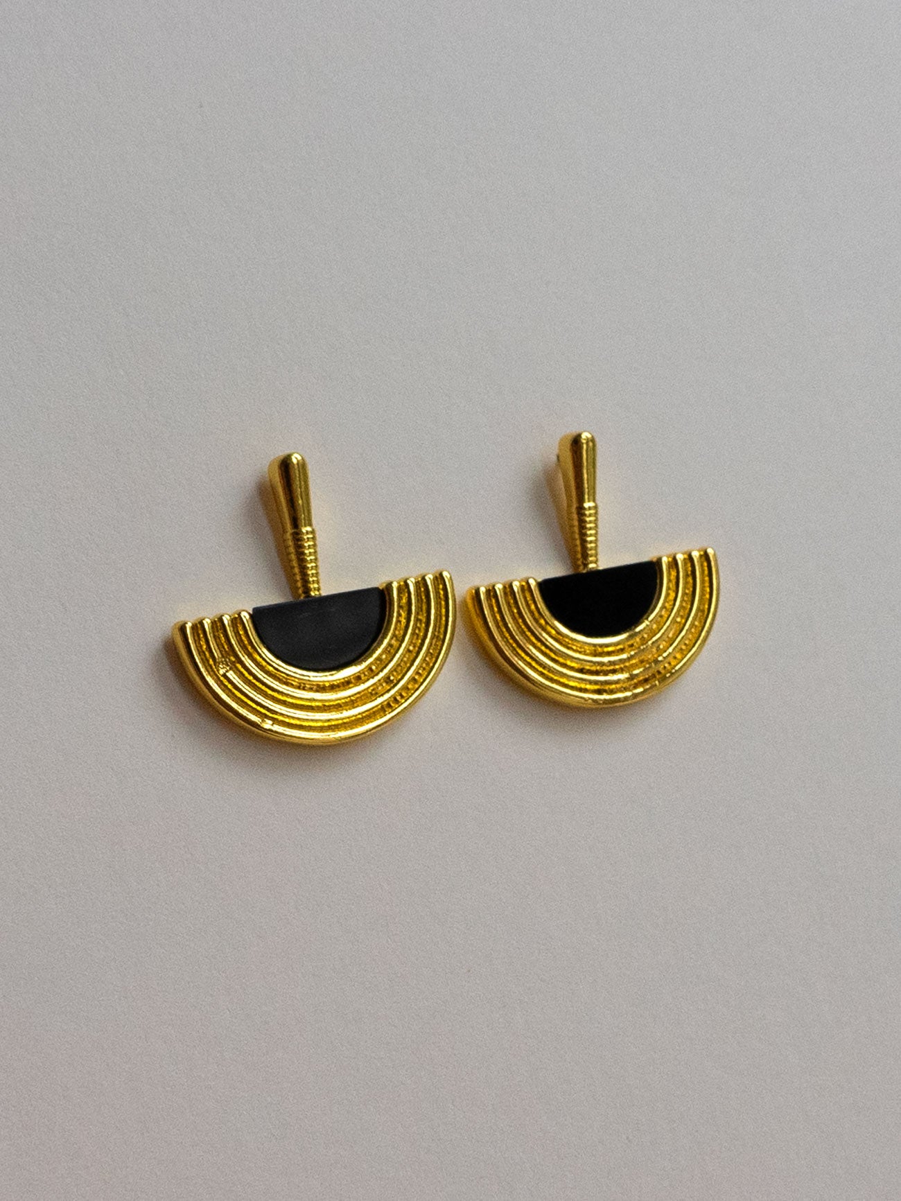 semi circle earrings