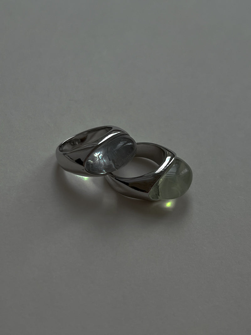 Silver Lucite Ring - Elixir