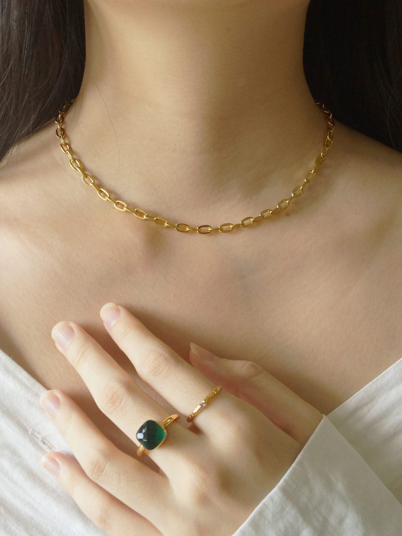 AYN Chain Necklace *18K Gold-plated