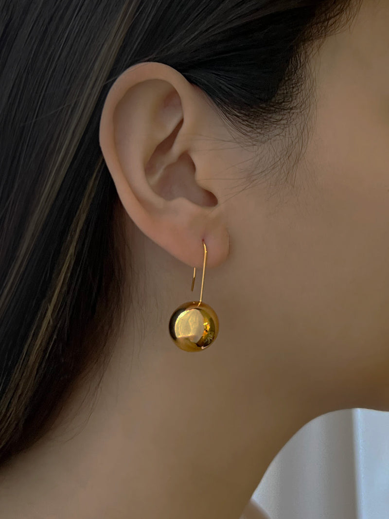 Gold Bauble Earrings