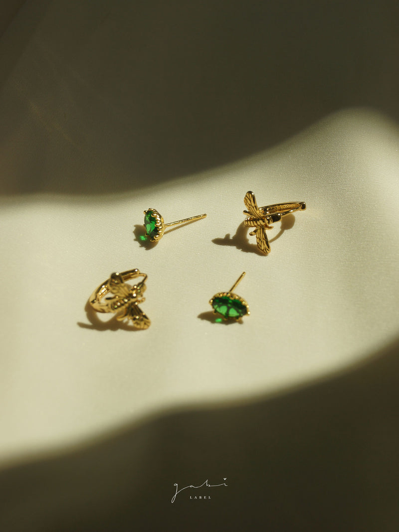 Solange Earstuds *18K Gold-plated S925