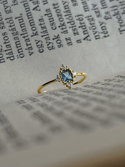Blue Multi-Gemstones Ring