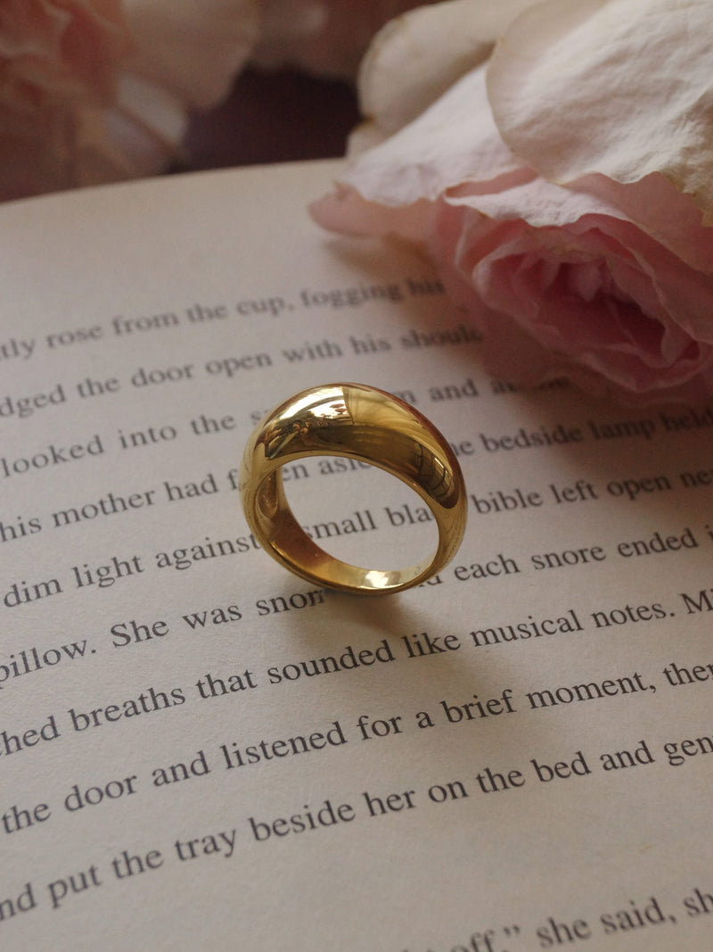 The Bold Ring - Thick *18k Gold-plated