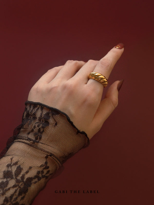 Braided Ring *18k Gold-plated