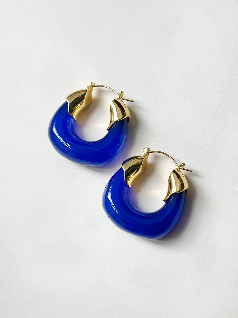 Buy .925 Sterling Silver Hypoenic Tiny Blue Hoop Earrings for Little Girls  Online at desertcartINDIA