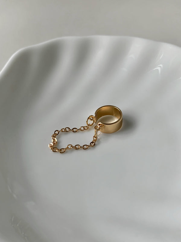 Classic Chain Ear Cuff - Gold