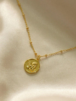 Endless Love Cupid Necklace *18K Gold-plated
