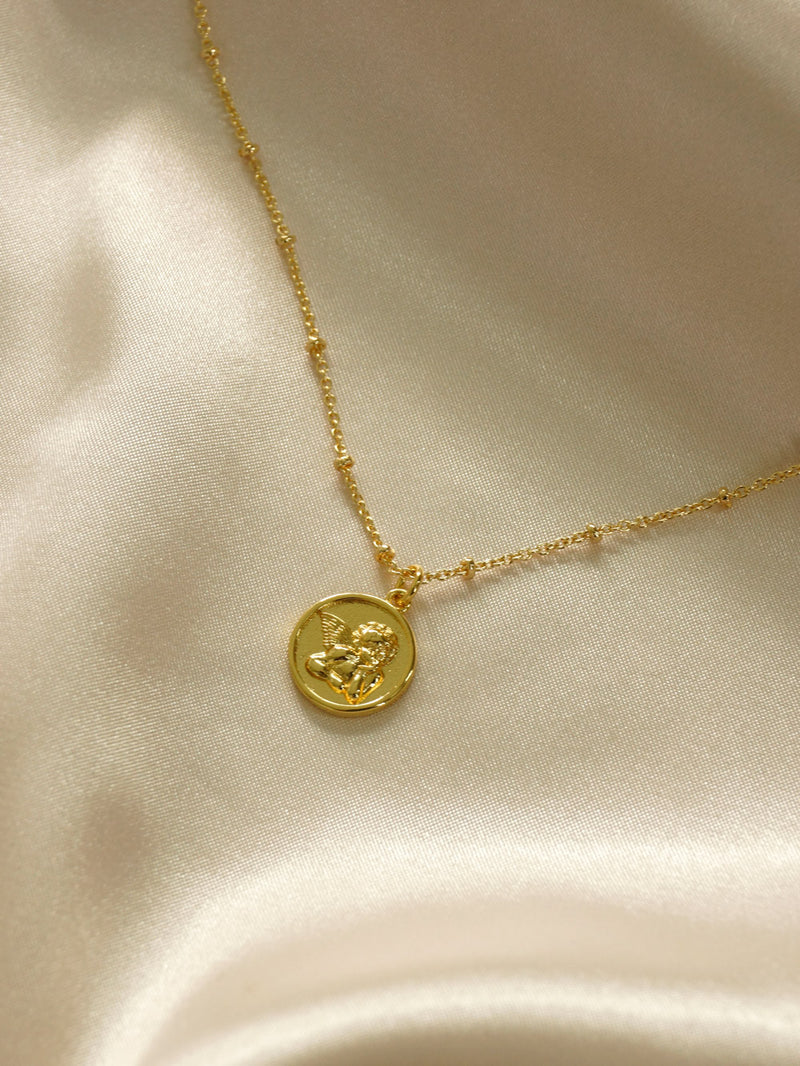 Endless Love Cupid Necklace *18K Gold-plated