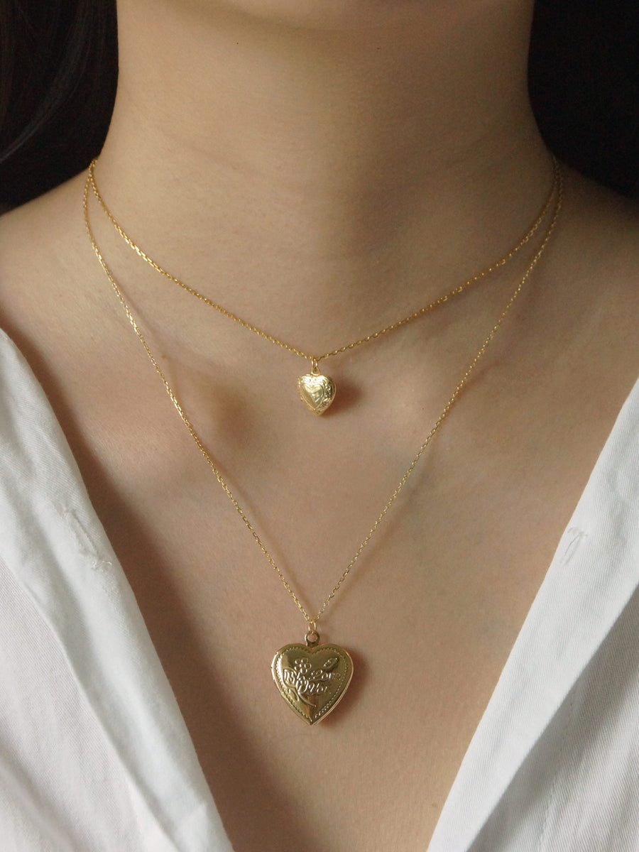 ELLIE Locket Necklace *18K Gold-plated – Gabi The Label