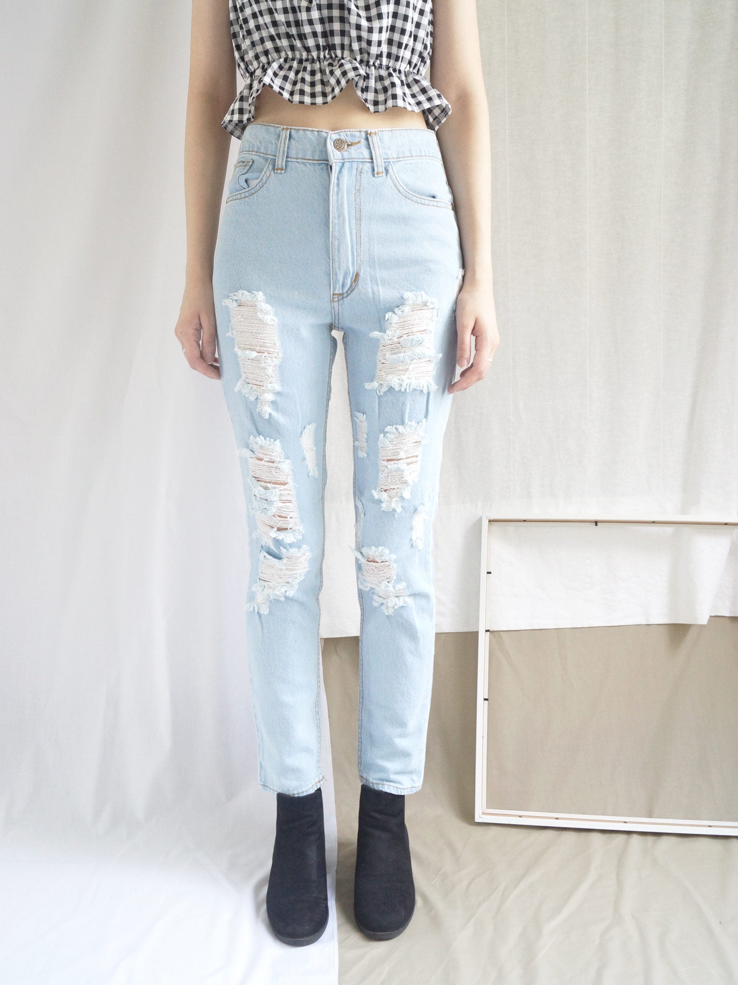 Ripped Jeans - Gabi The Label