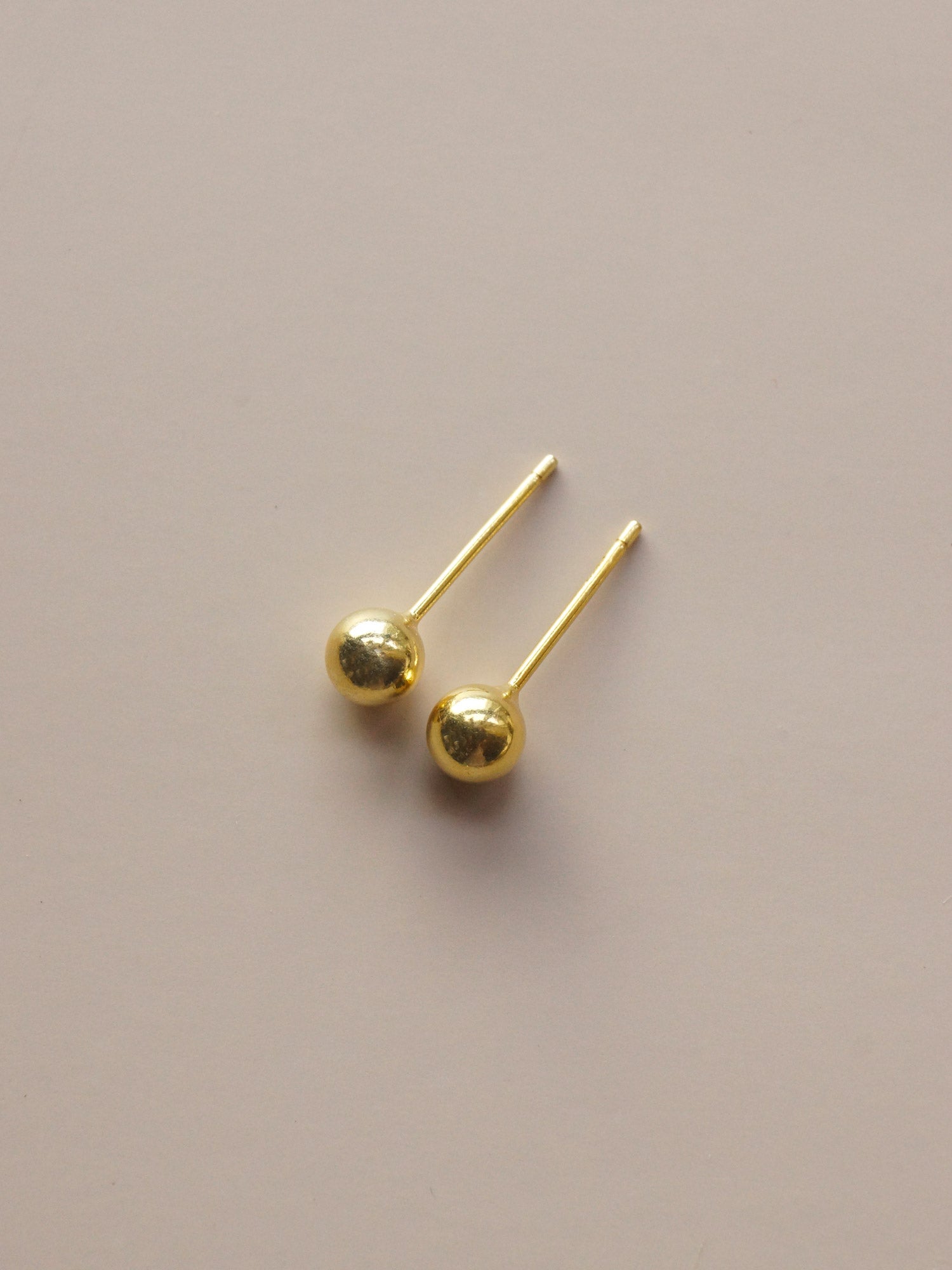 Ball Studs - Gold *14k Gold-plated