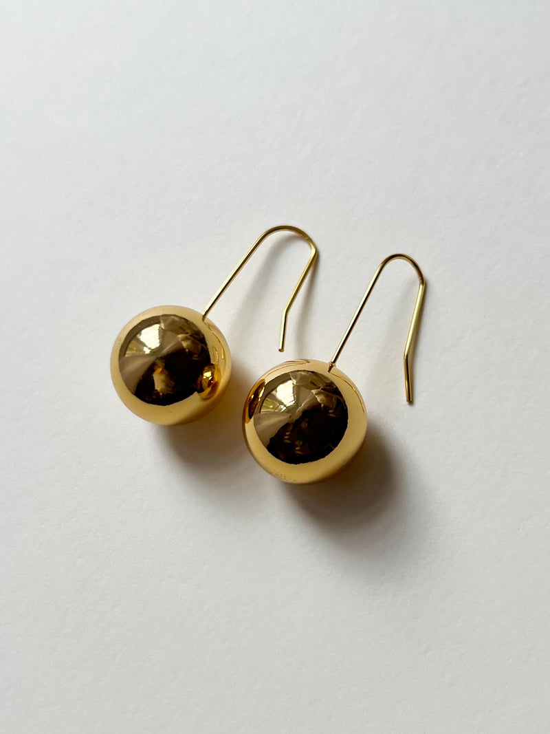 Gold Bauble Earrings