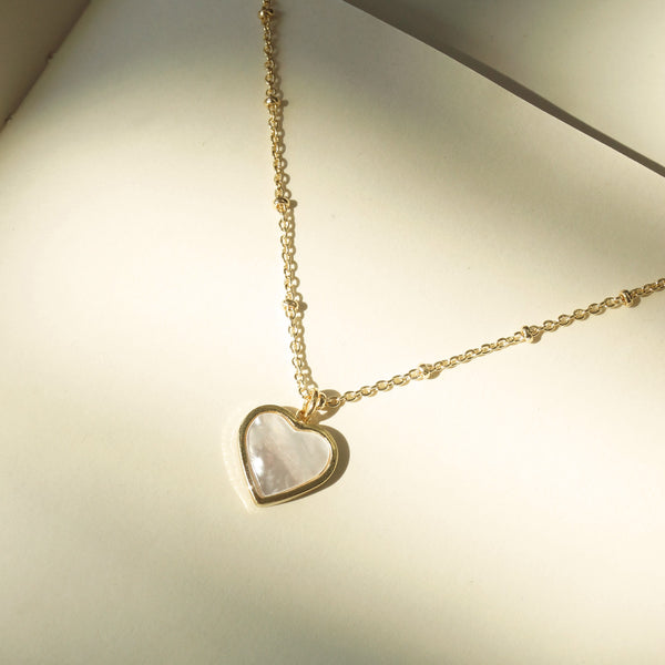 Heart Shell Pendant Necklace – Gabi The Label