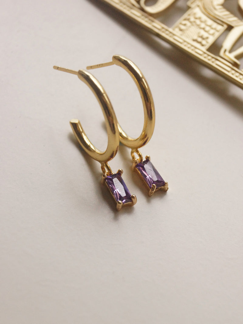ILLUMINATE Hoops - Royal Purple *18K Gold-plated