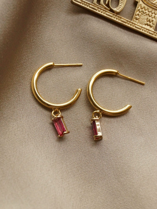 ILLUMINATE Hoops - Rose Pink *18K Gold-plated