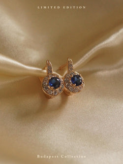 KATA Earrings - Dark Blue *Gold-plated // GABI EXCLUSIVE