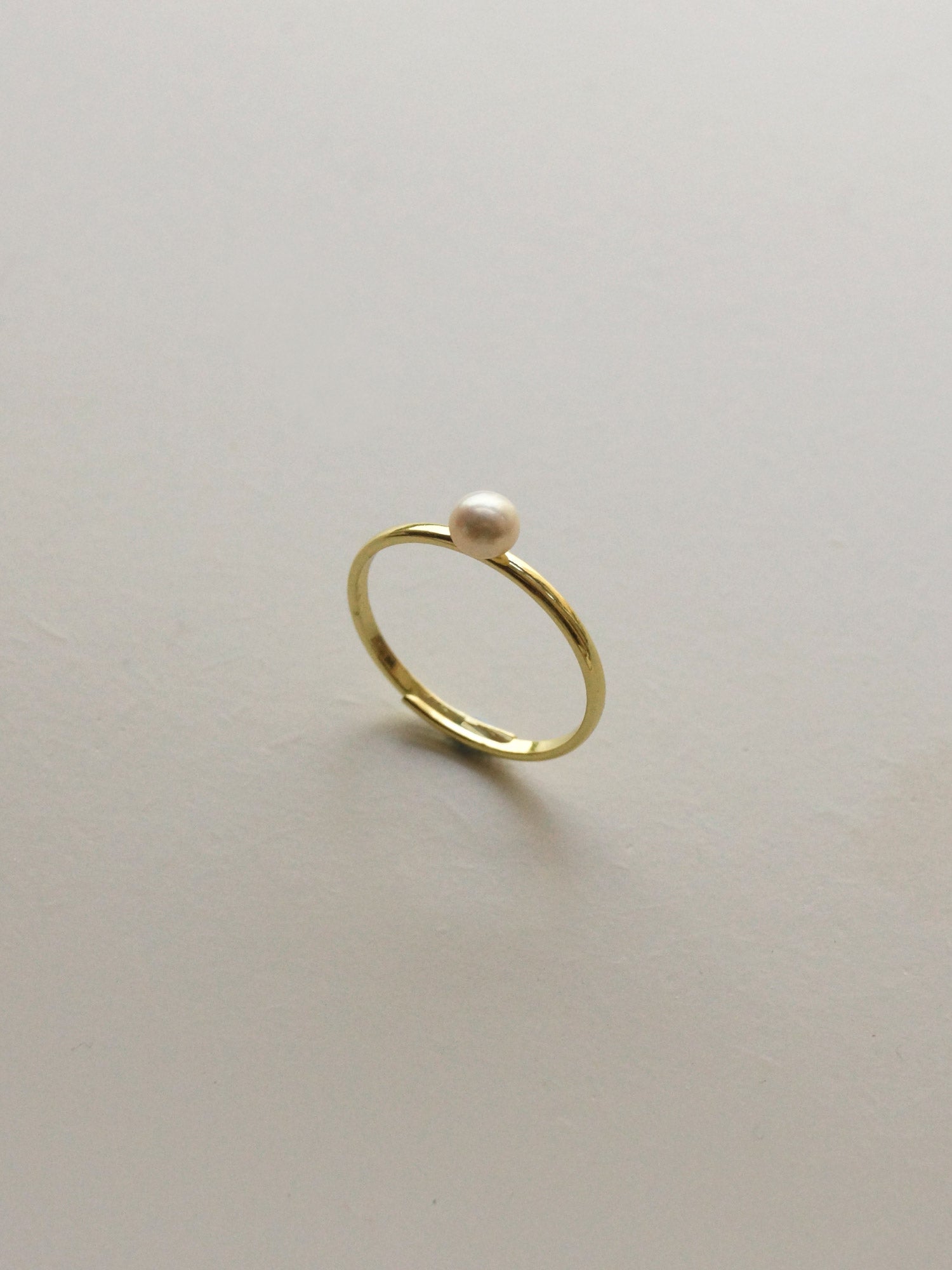 Bague Perle - Petite Perle *Plaqué Or 14 carats S925