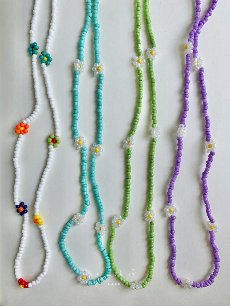 Beaded Mask Chain - Turquoise