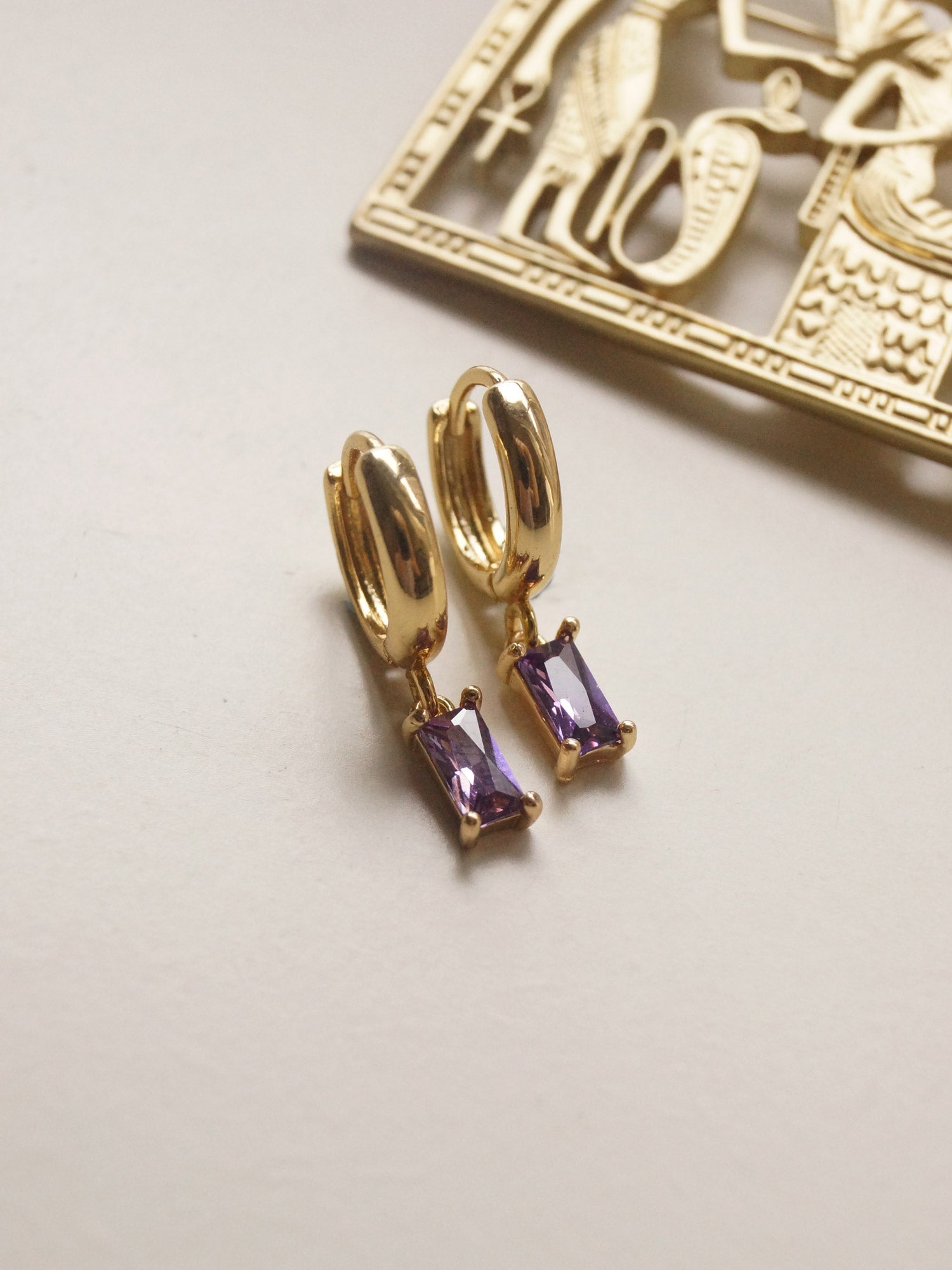 MIRAGE Huggies - Royal Purple *Plaqué or 18 carats
