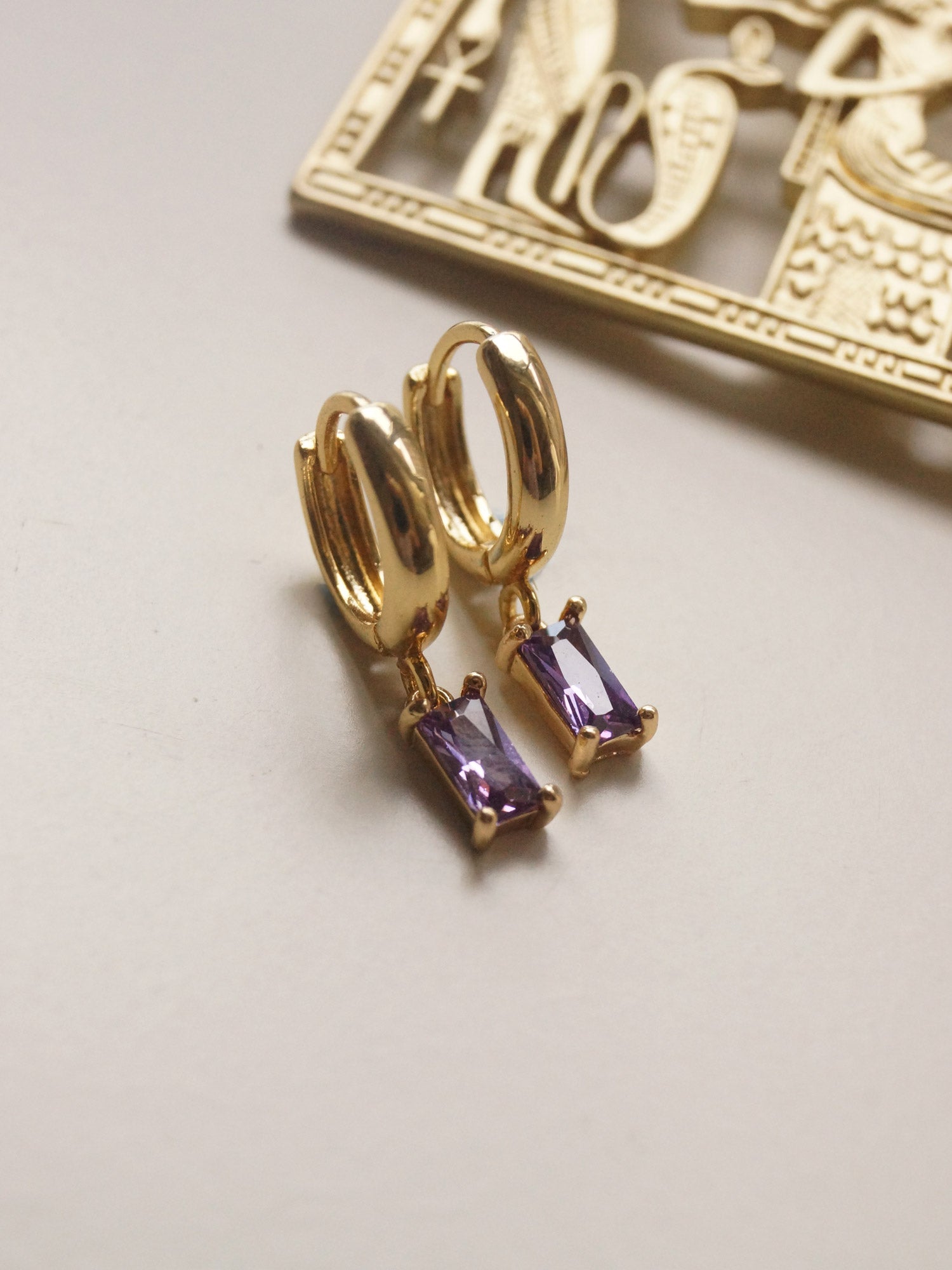 MIRAGE Huggies - Royal Purple *Plaqué or 18 carats