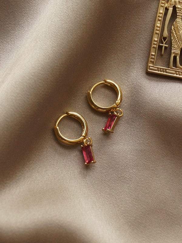 MIRAGE Huggies - Rose Pink *18K Gold-plated