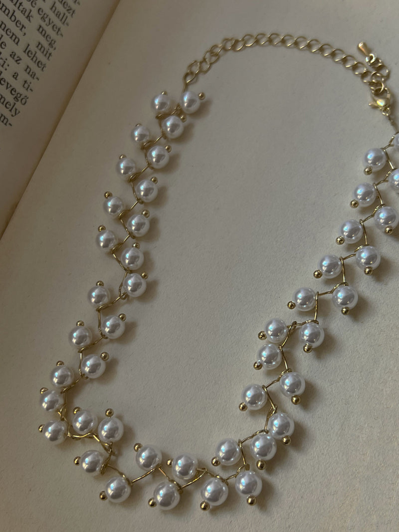 Pearl Link Necklace – Gabi The Label