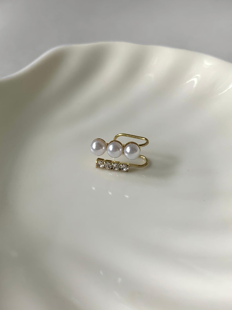 Pearl CZ Ear Cuff