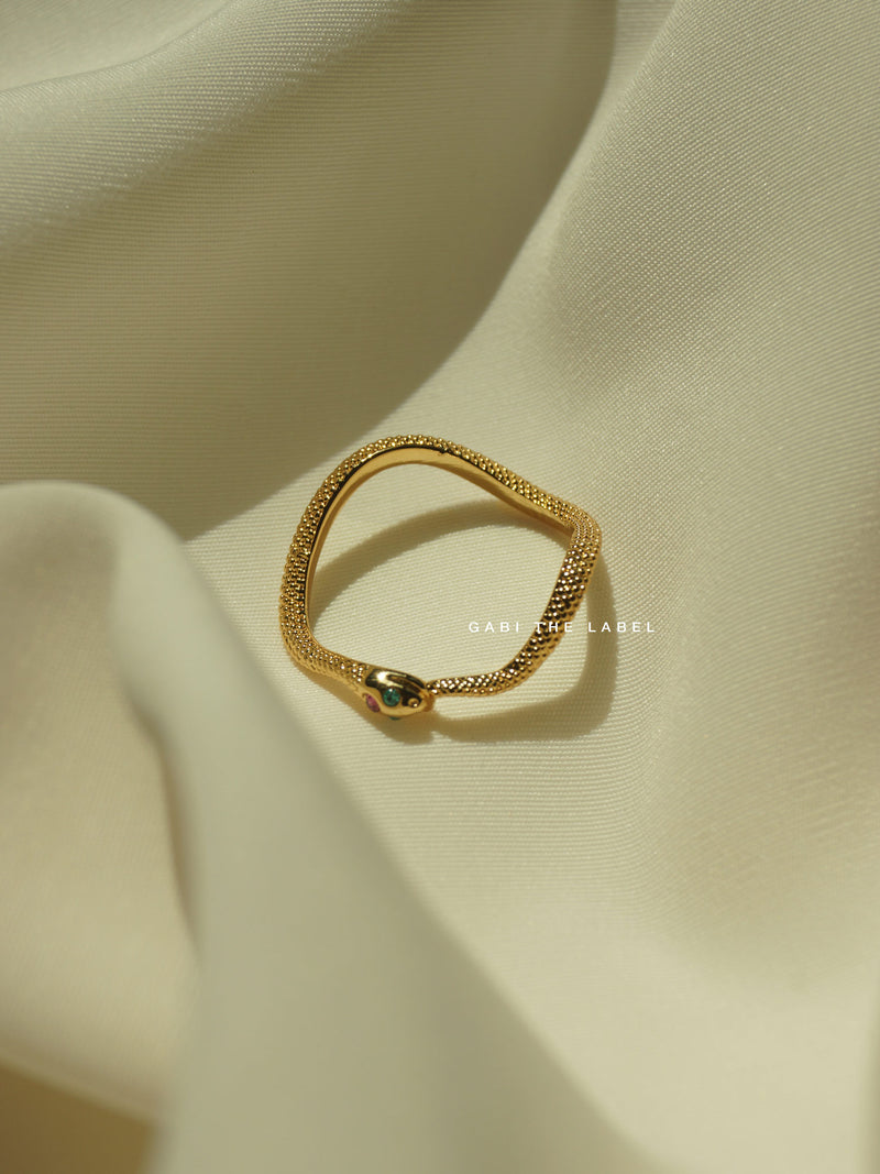Snake Ring *14k Gold-plated